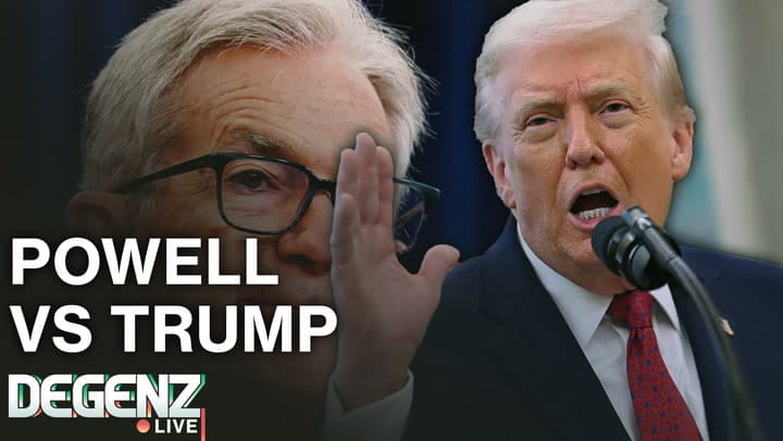 A16z erhöhen $15B! Jerome Powell gegen Trump! Crypto bleibt flach! Special Guest: Dudas!