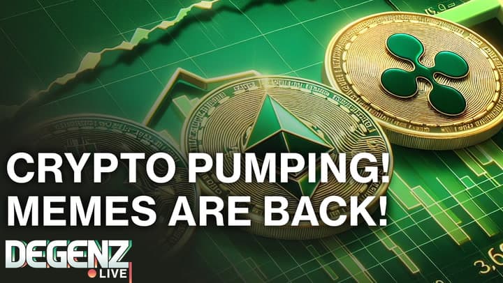 Crypto ist Green! Bis 69%! Memes outperform! Pepe auf 67%! Infinex Gründerinterview!