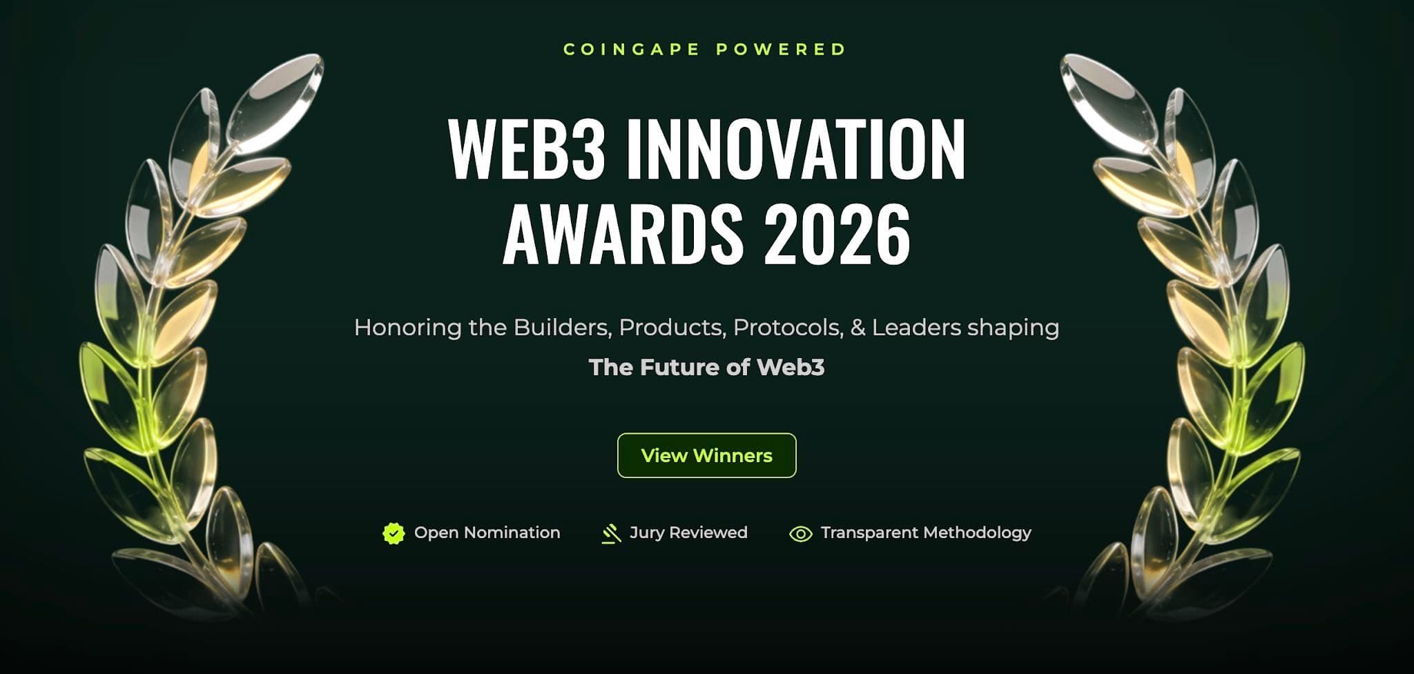 WEEX названа самой безопасной криптобиржей на CoinGape Web3 Innovation Awards 2026