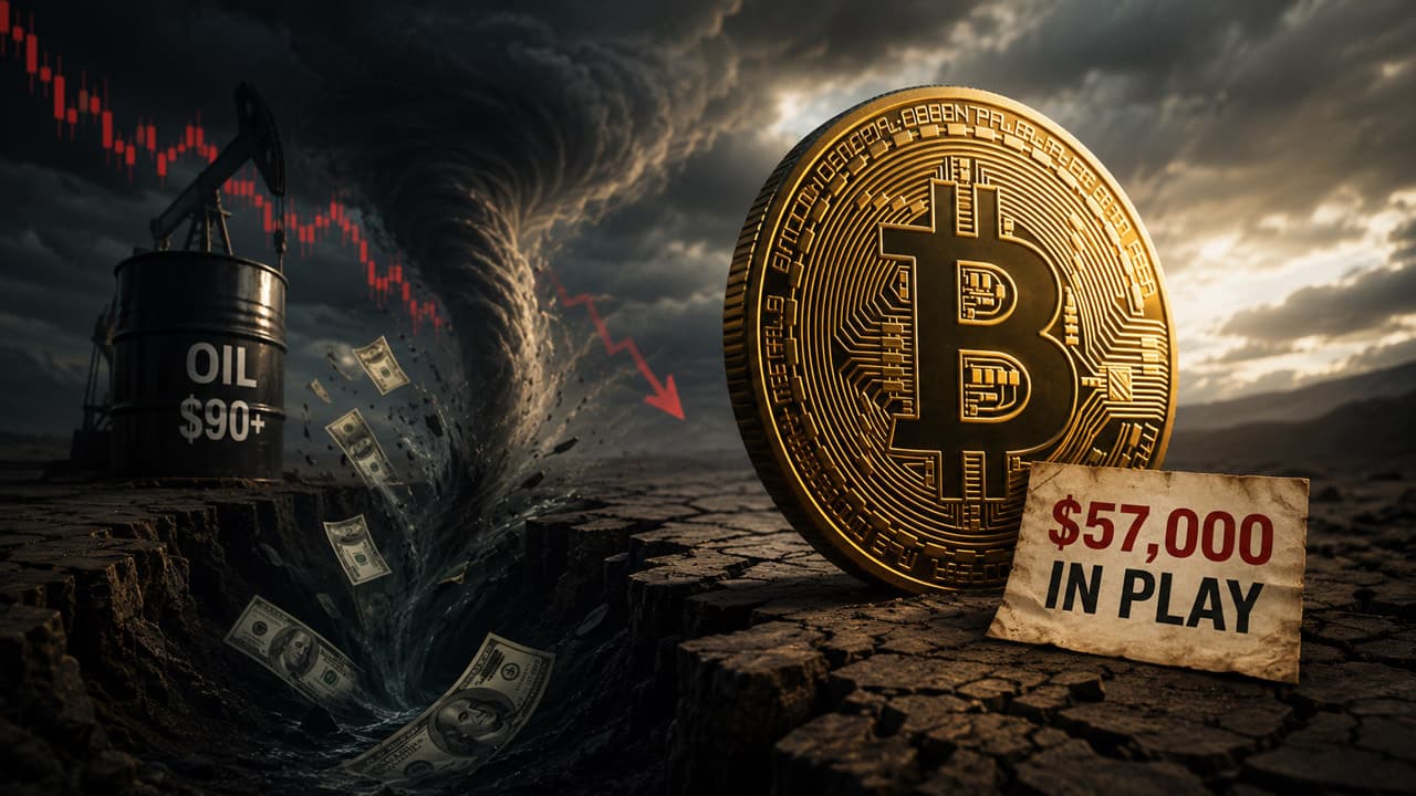 Bitcoin ETF flux d'entrées de retour, mais 2,3 milliards de dollars stable monnaie fuite de liquidité laisse 57,000 $ exposé