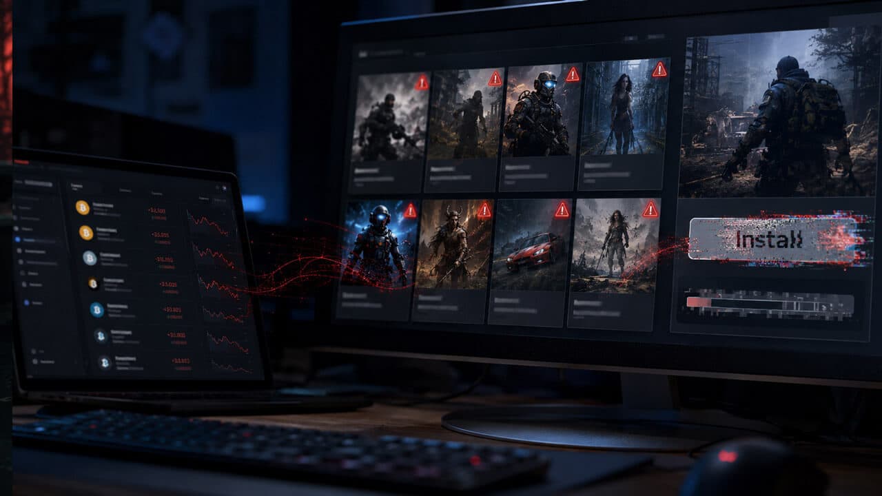 Crypto malware en 8 juegos Steam roba fichas después de dejar rastro a Uber Eats entregas