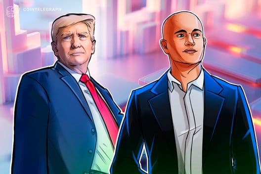 Trump traf Coinbase-CEO, bevor er Banken über Kryptorechnung verschlungen hat: Bericht