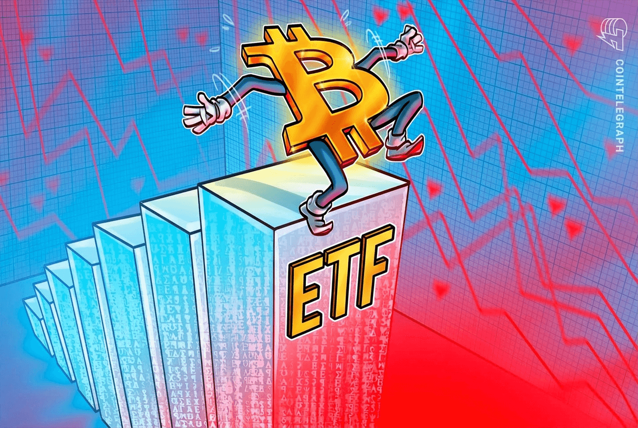 Bitcoin ETFs сорвали 7-дневную серию притока с оттоком в 225 миллионов долларов