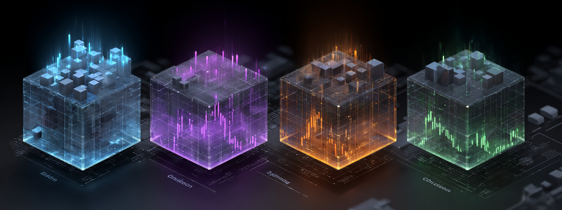 CryptoBeast AI signal pipeline — blockchain data ingestion refined into trading signals through neural processing
